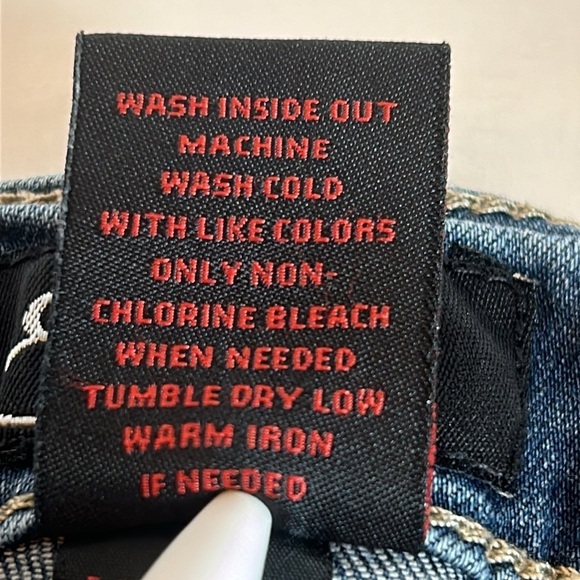 Earl Jeans Straight Cuff Medium Wash Distressed Jeans Women’s Size 6 - Picture 10 of 10